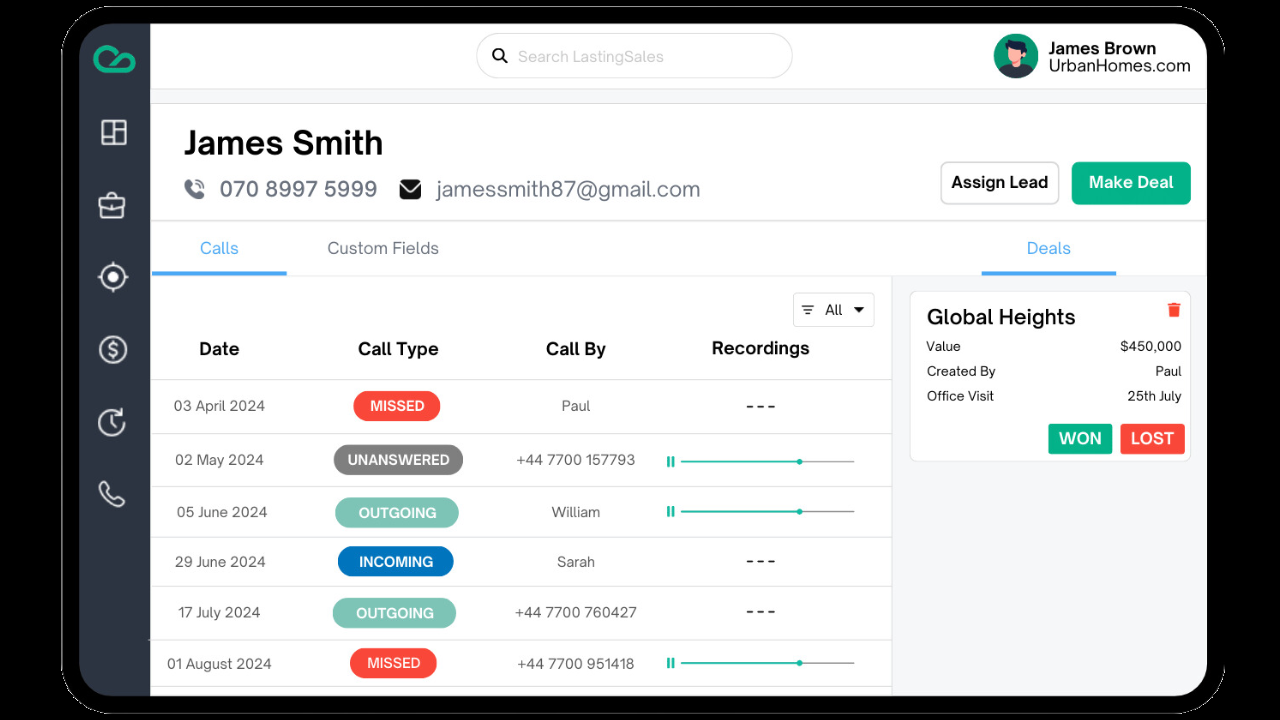 CRM - LastingSales